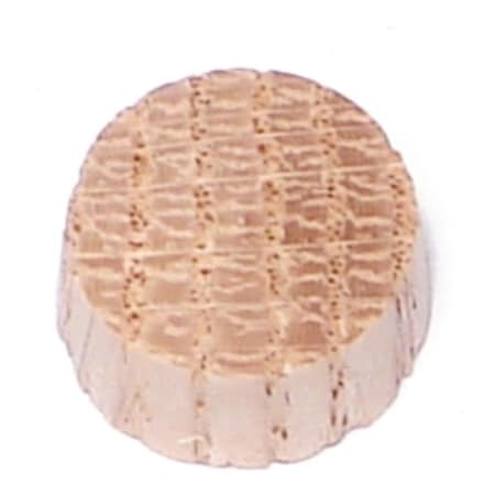 Midwest Fastener 1/2" Oak Wood Flat Head Plugs 100PK 08928